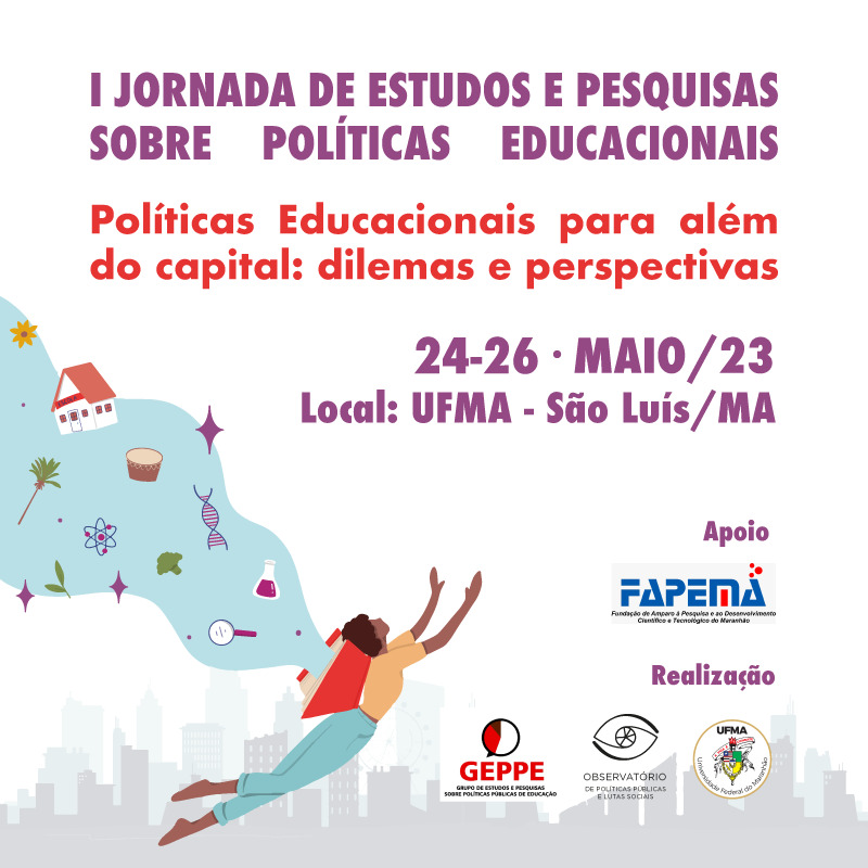 Inscrições para participação na I JORNADA DE ESTUDOS E PESQUISAS SOBRE POLÍTICAS EDUCACIONAIS seguem abertas