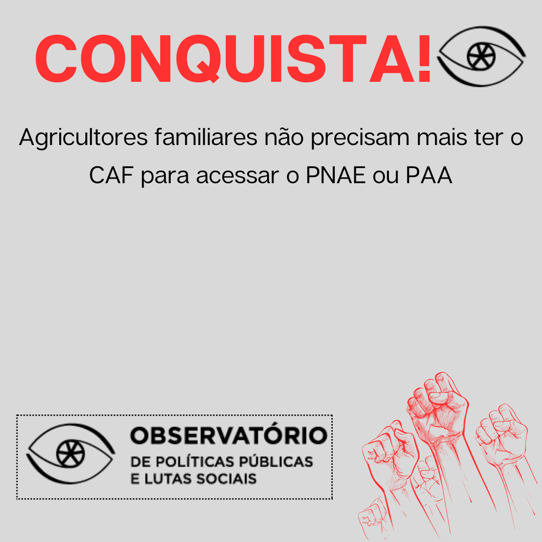 Conquista: agricultores familiares, povos tradicionais, indígenas e quilombolas têm acesso desburocratizado na oferta de sua produção para o PNAE e PAA